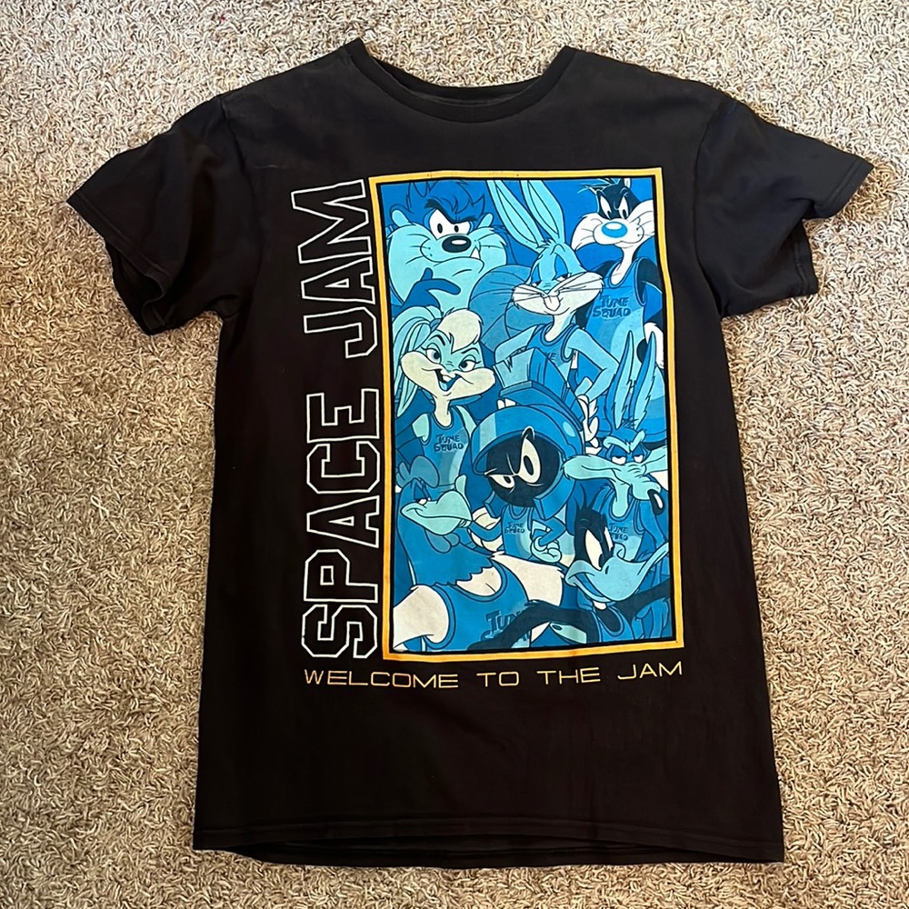 Mens space jam shirt